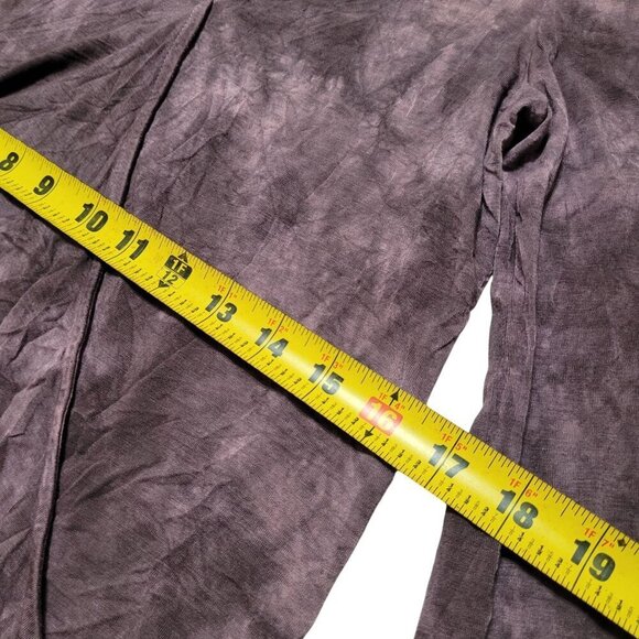 American Eagle Tie-Dye Bell Sleeve Wrap Top Purple Y2K Fairy Boho‎ Whimsygoth - Picture 6 of 9